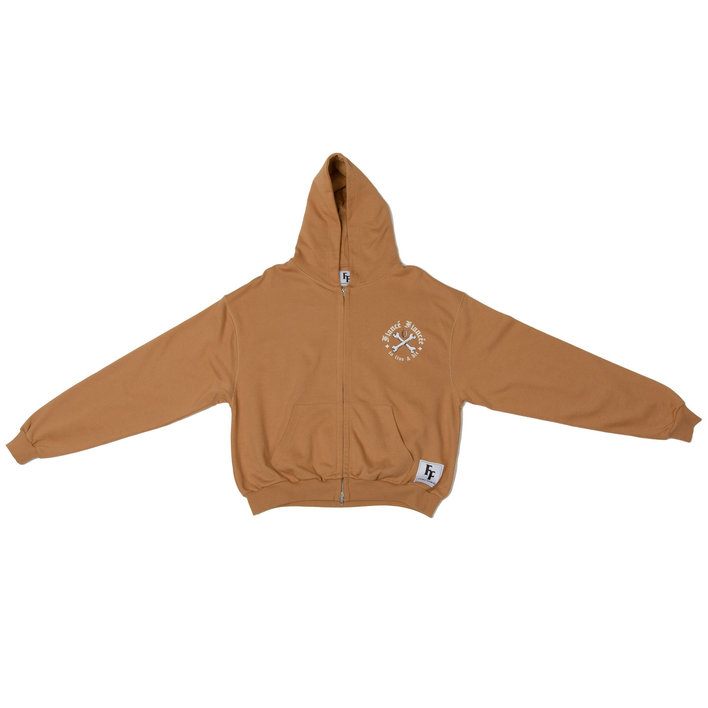 BONE ZIP HOODIE