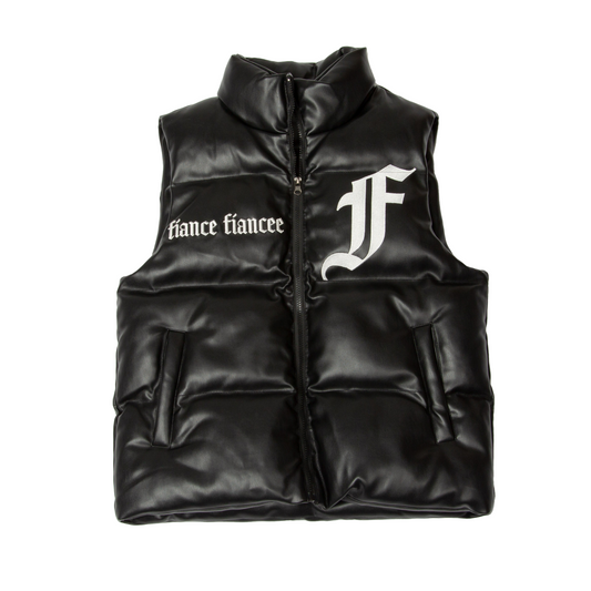 fiancee fiancee leather vest