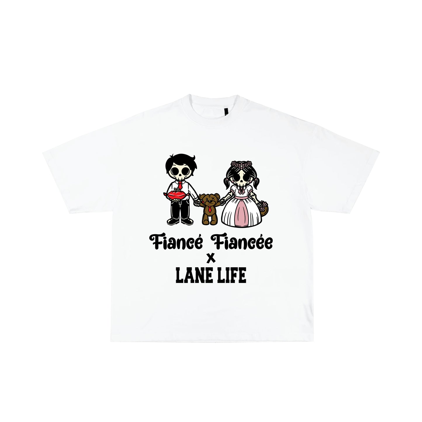 fiance fiancee X lane life collaboration tee